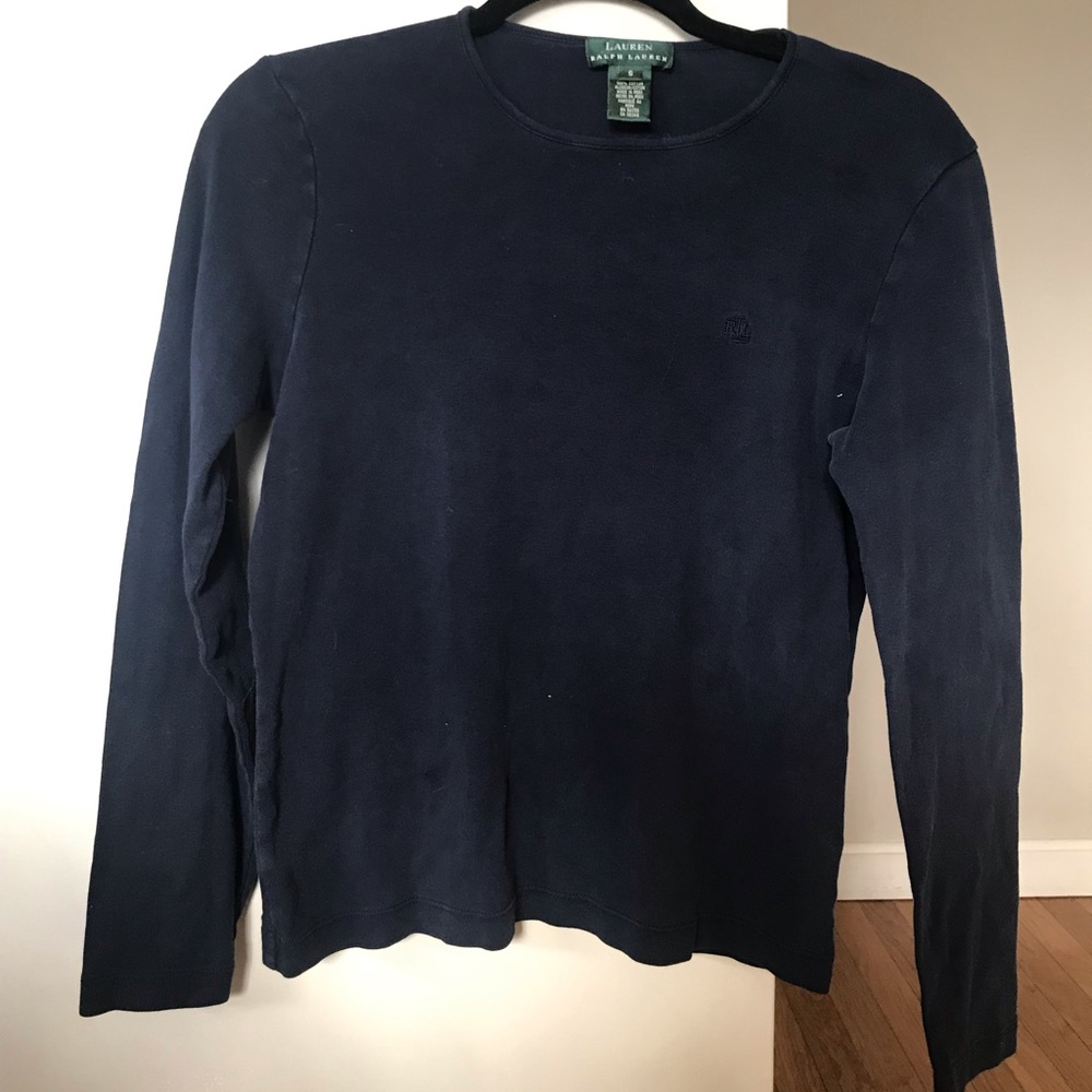 Ralph Lauren navy blue long sleeve